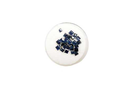 Collection of square cut sapphires