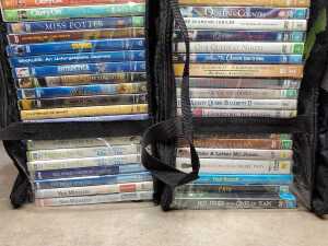 DVDs in PVC storage bags, mostly British TV shows - 3
