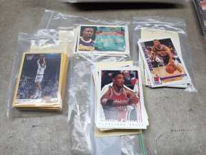 1990s NBA basketball trading cards, including Hoops - 2