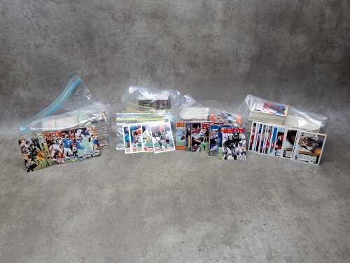 Vintage gridiron trading cards
