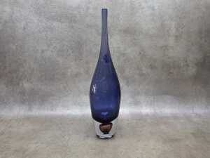 Three contemporary art glass vases - 3