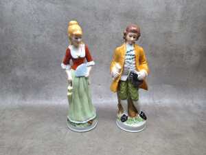 Assorted porcelain figures including pairs, bisque, etc - 4