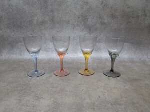 Retro coloured glass drinkware - 3