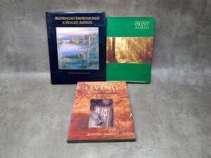 Australian art reference books, including John Borrack, Brett Whiteley - 2
