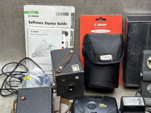 Assorted cameras and photographic equipment - 2