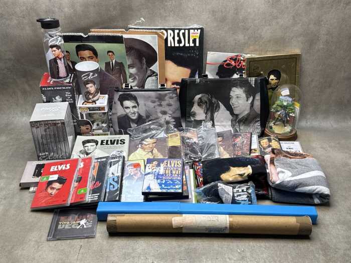 Collection of Elvis memorabilia