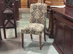Set of eight Grange upholstered dining chairs - 2
