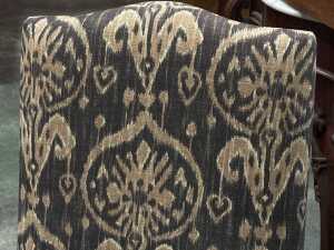 Set of eight Grange upholstered dining chairs - 3