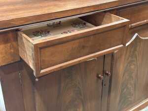 Flame mahogany chiffonier - 4