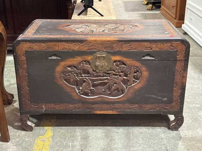 Camphor wood chest