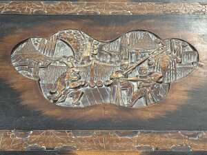 Camphor wood chest - 4
