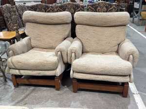 Moran mid century three-piece lounge suite - 3