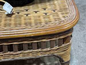 Rattan two-seater sofa with a coffee table - 5