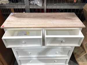 Early Settler five-drawer chest - 2