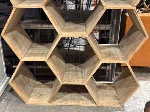Koala Living hexagonal bookcase - 3