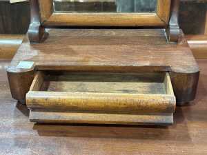 Victorian mahogany vanity mirror - 3