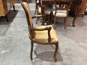 Louis XV carved fauteuil armchair - 2
