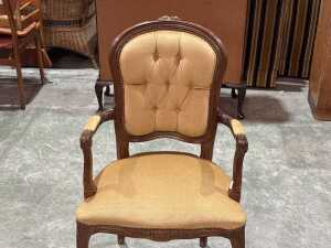 Louis XV carved fauteuil armchair - 3