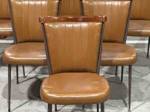 Set of six mid-century dining chairs - 3