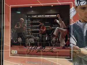 Framed Karate Kid memorabilia collage - 2
