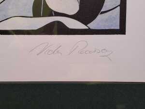 Vida Pearson (1957-), Macrocarpa, 25/50. Linocut print on paper - 3