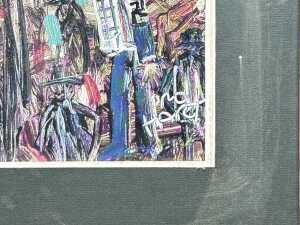 Kevin Charles (Pro) Hart (1928-2006), (Political Rally), editioned reproduction print 5/500 - 3