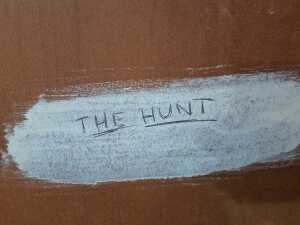 Missen (attributed), The Hunt. Mid-century oil painting on board - 4
