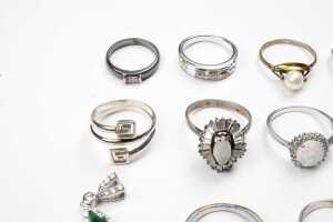 Collection of jewellery in sterling silver - 3