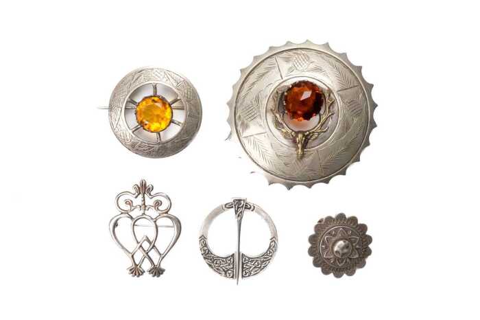 Collection of Scottish jewellery