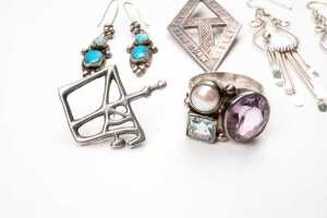 Collection of jewellery in sterling silver - 3