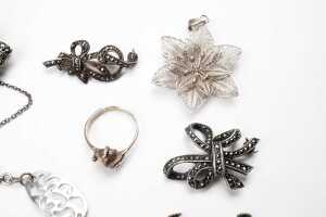 Collection of jewellery in sterling silver - 3