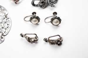 Collection of jewellery in sterling silver - 4