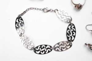 Collection of jewellery in sterling silver - 5