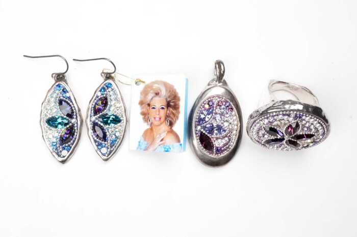 Collection of Orit Schatzman jewellery in sterling silver