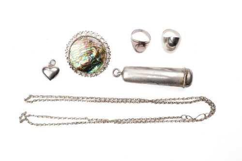 Collection of jewellery in sterling silver
