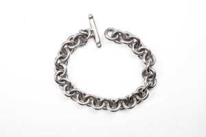 A bracelet and necklace in sterling silver - 4
