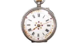 Two antique silver pocket watches - 3