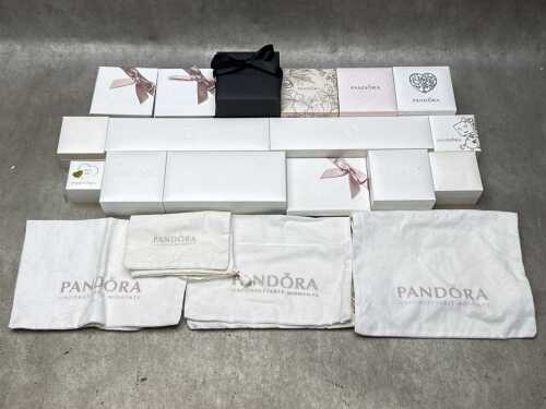 Assorted Pandora display and presentation boxes