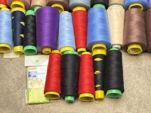 25+ polyester overlocker spools, in various colours - 4