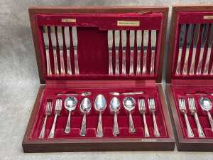 Oneida 'Seneca' silverplate boxed cutlery setting - 3
