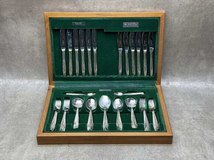 Rodd 'Stardust' silver plated cutlery setting for six