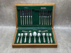Rodd 'Stardust' silver plated cutlery setting for six