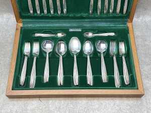 Rodd 'Stardust' silver plated cutlery setting for six - 2