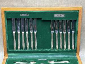 Rodd 'Stardust' silver plated cutlery setting for six - 3