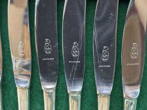 Rodd 'Stardust' silver plated cutlery setting for six - 4