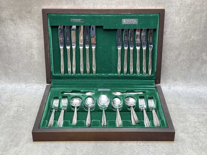 Rodd 'Stardust' silver plated cutlery setting for six