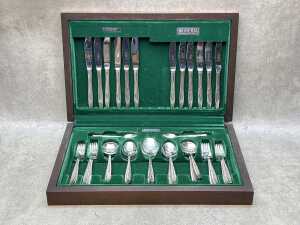 Rodd 'Stardust' silver plated cutlery setting for six