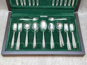 Rodd 'Stardust' silver plated cutlery setting for six - 2