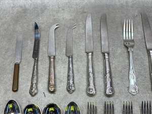Cutlery, including Hardy Bros. stainless steel setting for four - 2