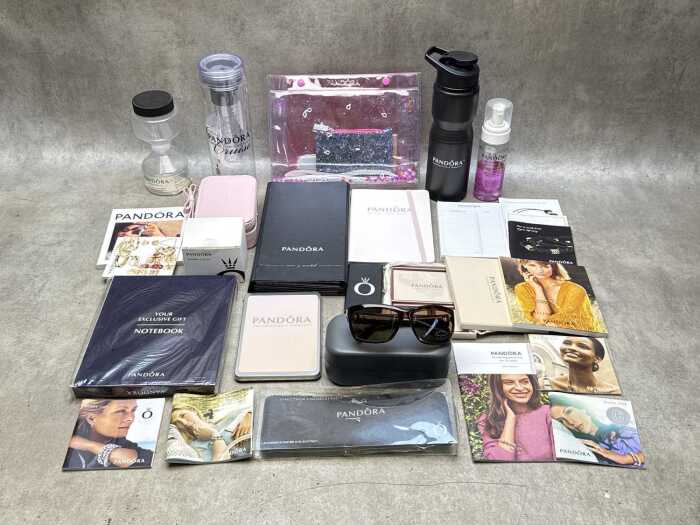 Pandora sunglasses, ephemera and homewares